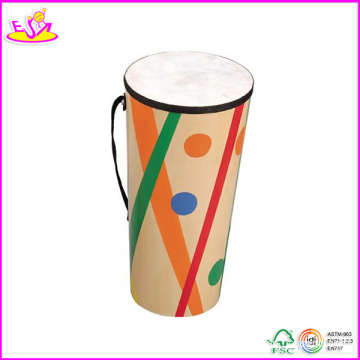 2014 Hot Sale Wooden Kids Drum Toy, New Fashion Children Drum Toy, High Quality Baby Wooden Drum Toy W07j006